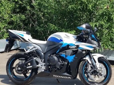 2007 Honda CBR 600RR, синий, 635000 рублей, вид 2