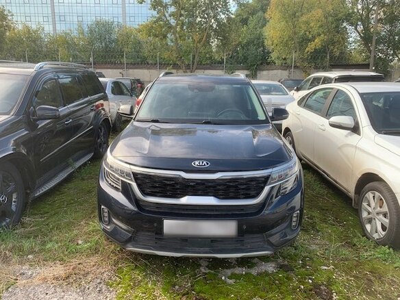 2021 Kia Seltos I, синий, 2180000 рублей