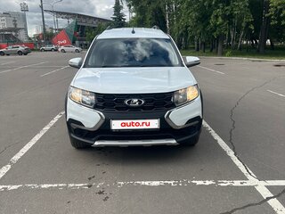 2021 Lada (ВАЗ) Largus Cross I Рестайлинг, белый, 1050000 рублей, вид 2