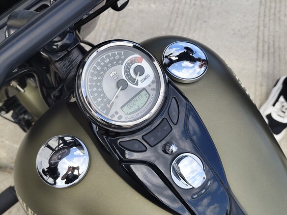 2015 Harley-Davidson Softail Slim, зелёный - вид 13