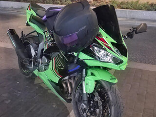 2023 Kawasaki ZX-6R Ninja, зелёный, 1000000 рублей, вид 1