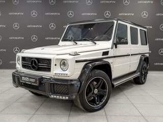 2016 Mercedes-Benz G-Класс 500 II (W463) Рестайлинг 4, белый, 5450000 рублей, вид 1