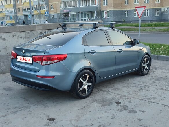 2015 Kia Rio III Рестайлинг, голубой, 1170000 рублей - вид 6