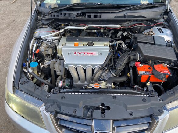2003 Honda Accord VII, серебристый, 780000 рублей - вид 7