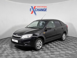 2014 Lada (ВАЗ) Granta I, чёрный, 282000 рублей, вид 1