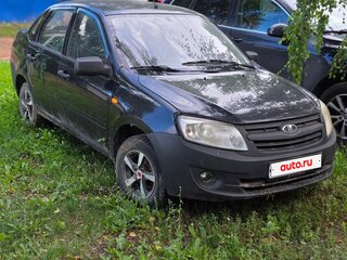 2013 Lada (ВАЗ) Granta I, чёрный, 300000 рублей, вид 2