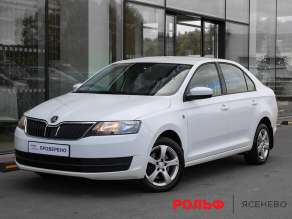 2014 Skoda Rapid I, белый, 898000 рублей