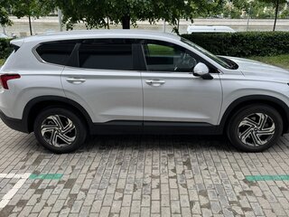 2021 Hyundai Santa Fe IV Рестайлинг, белый, 3500000 рублей, вид 3
