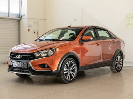 2018 Lada (ВАЗ) Vesta Cross I, оранжевый, 950000 рублей, вид 3
