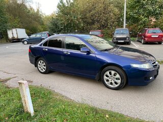 2007 Honda Accord VII Рестайлинг, синий, 800000 рублей, вид 2