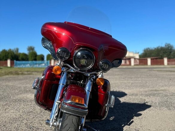 2008 Harley-Davidson Electra Glide, красный, 680000 рублей - вид 1