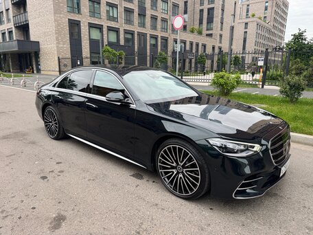 2022 Mercedes-Benz S-Класс 400 d 4MATIC VII (W223), зелёный, 10800000 рублей, вид 3