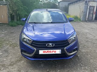 2020 Lada (ВАЗ) Vesta I, синий, 1150000 рублей, вид 2