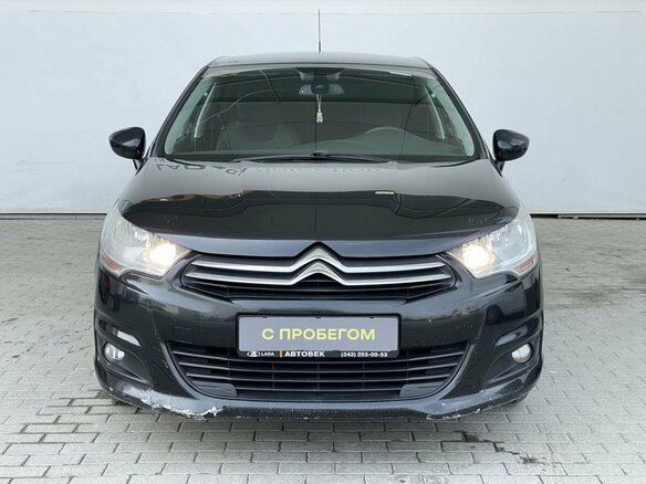 2011 Citroen C4 II, чёрный - вид 1