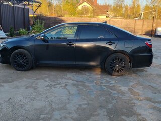2017 Toyota Camry VII (XV50) Рестайлинг 2, чёрный, 2200000 рублей, вид 4