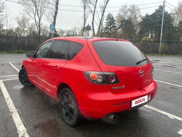 2008 Mazda 3 I (BK) Рестайлинг, красный, 550000 рублей - вид 4