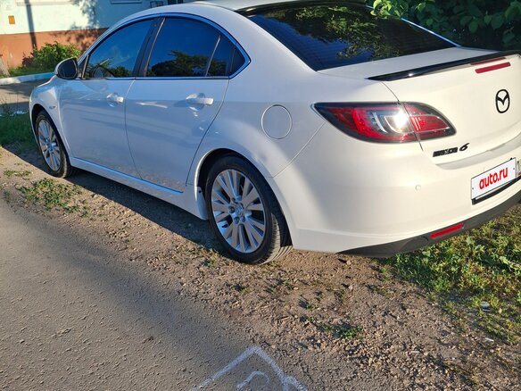 2008 Mazda 6 II (GH), белый, 720000 рублей - вид 6