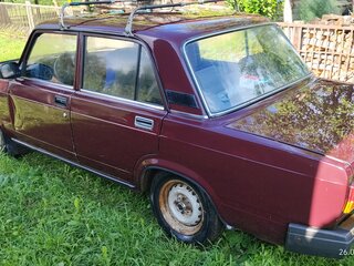 2007 Lada (ВАЗ) 2107, красный, 65000 рублей, вид 4