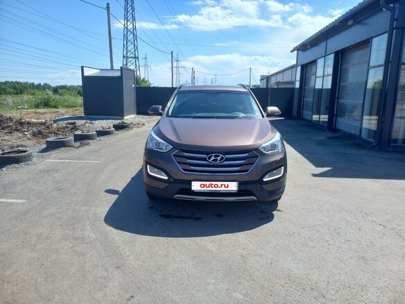 2015 Hyundai Santa Fe III, коричневый, 2200000 рублей - вид 2