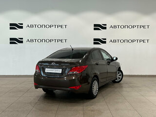 2016 Hyundai Solaris I Рестайлинг, коричневый, 509000 рублей, вид 5