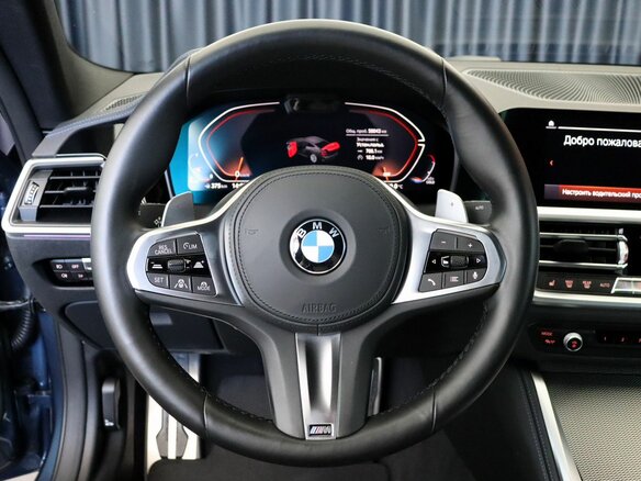 2021 BMW 4 серии 420d xDrive G22, G23, G26, синий - вид 19