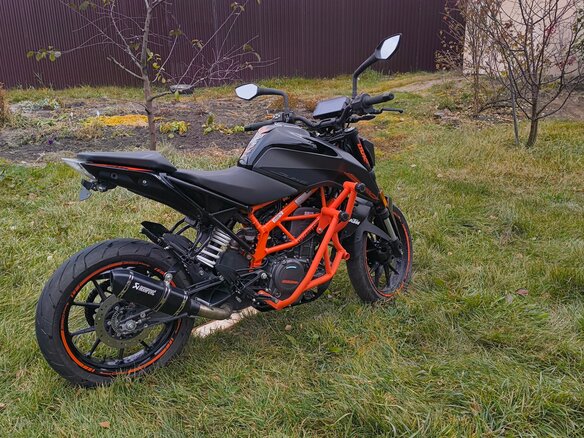 2023 KTM 390 Duke, чёрный, 540000 рублей