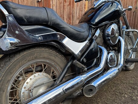 1995 Kawasaki VN400 Vulcan, чёрный, 320000 рублей, вид 5