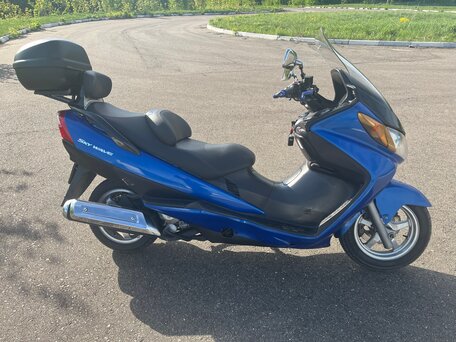 2003 Suzuki Burgman (SkyWave) 400, синий, 250000 рублей, вид 2