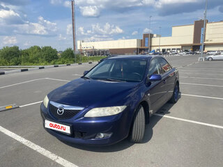 2004 Mazda 6 I (GG), синий, 350000 рублей, вид 1