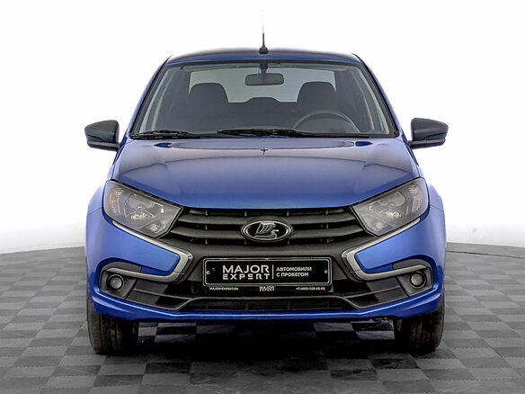 2020 Lada (ВАЗ) Granta I Рестайлинг, синий - вид 1