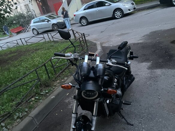 1995 Kawasaki ZL400 Eliminator, чёрный, 280000 рублей - вид 7
