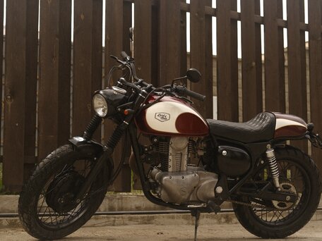 1996 Kawasaki BJ250 Estrella, красный, 350000 рублей, вид 1