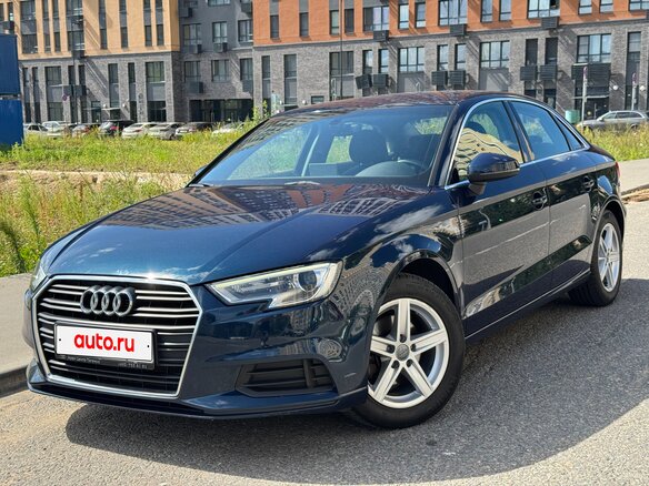 2016 Audi A3 III (8V) Рестайлинг, синий, 1840000 рублей - вид 21