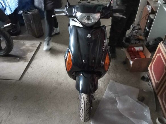2010 Suzuki Lets 4, чёрный, 100000 рублей - вид 5