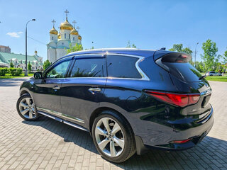 2019 Infiniti QX60 I Рестайлинг, синий, 3350000 рублей, вид 4