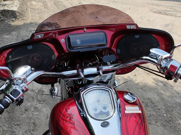 2009 Yamaha XV 1900, красный, 999999 рублей - вид 12