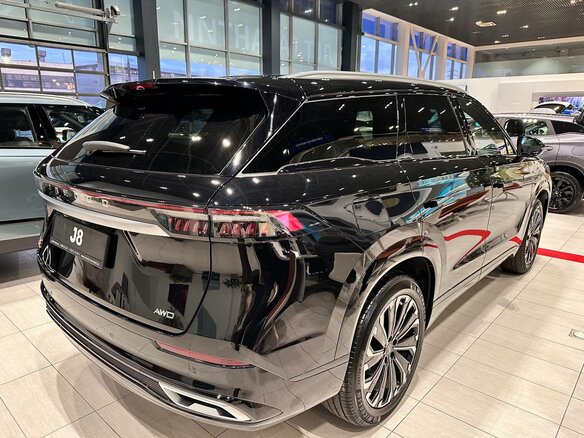 2025 Jaecoo J8, чёрный - вид 8