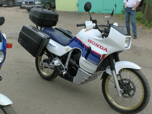 1988 Honda XL600V Transalp, синий - вид 3