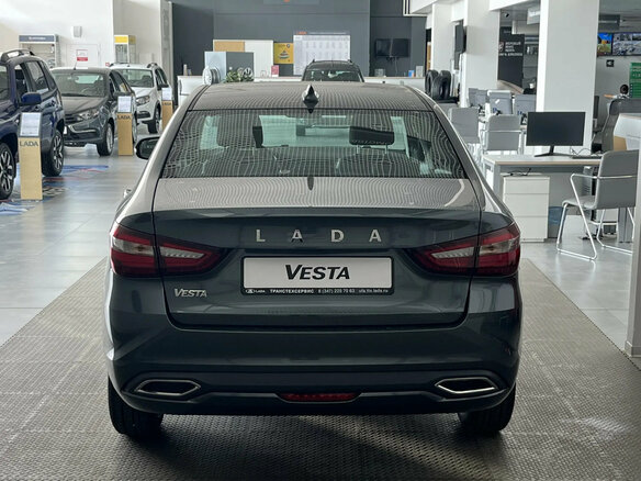 2026 Lada (ВАЗ) Vesta I Рестайлинг (NG), серый - вид 4