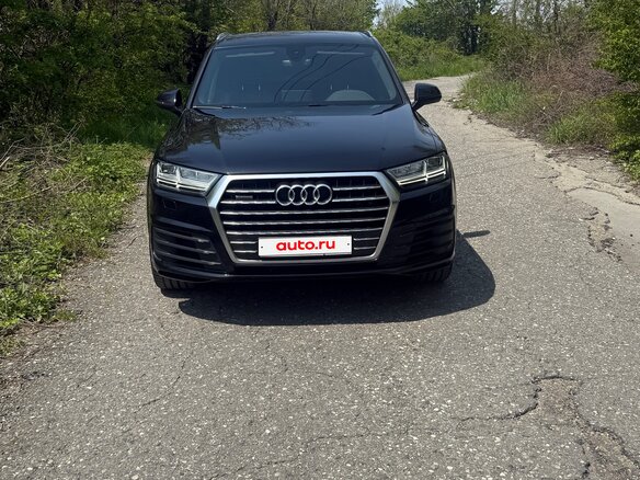2015 Audi Q7 II (4M), чёрный, 3250000 рублей