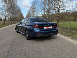 2021 BMW 5 серии 520d xDrive VII (G30/G31/G38) Рестайлинг, синий, 4600000 рублей, вид 5