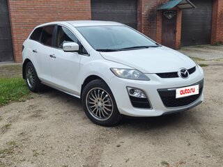 2010 Mazda CX-7 I Рестайлинг, белый, 1290000 рублей, вид 3