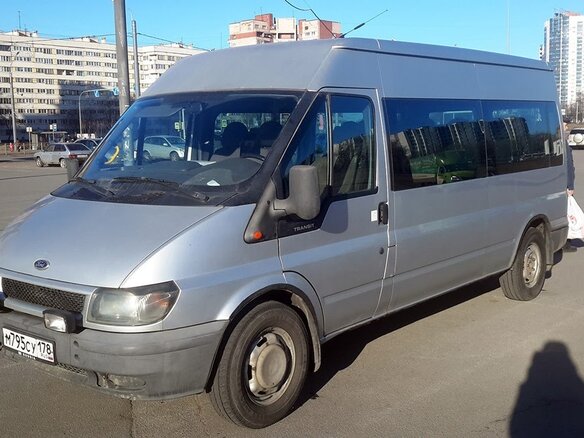 2002 Ford Transit, серебристый, 390000 рублей