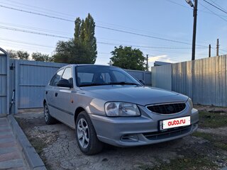 2005 Hyundai Accent ТагАЗ II, серебристый, 310000 рублей, вид 2