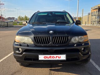 2005 BMW X5 3.0i I (E53) Рестайлинг, чёрный, 760000 рублей, вид 1