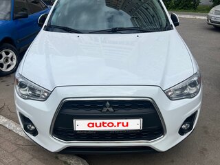 2013 Mitsubishi ASX I Рестайлинг, белый, 1250000 рублей, вид 1