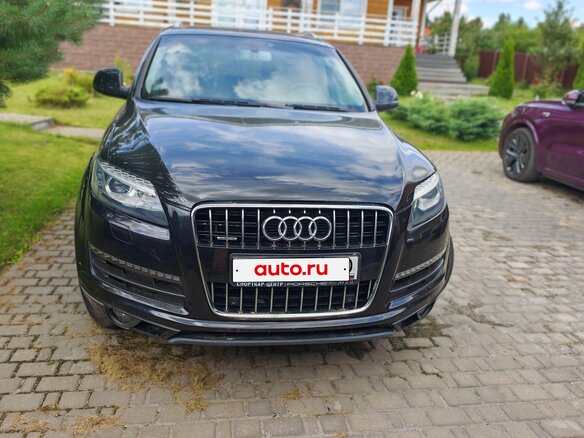 2012 Audi Q7 I (4L) Рестайлинг, чёрный, 1650000 рублей
