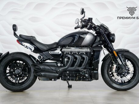 2021 Triumph Rocket 3, чёрный, 1899000 рублей, вид 1