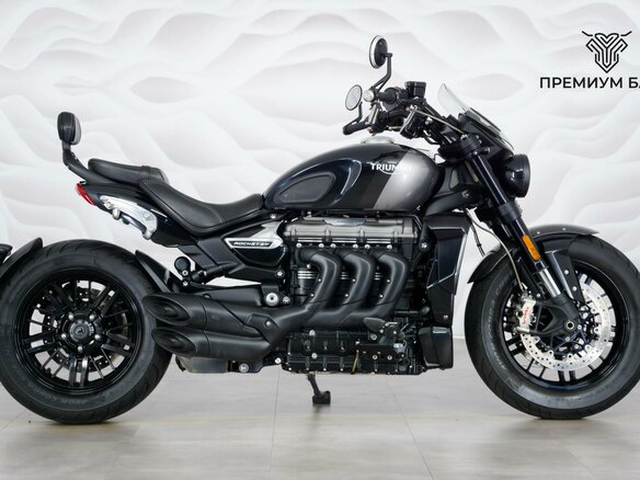 2021 Triumph Rocket 3, чёрный, 1899000 рублей