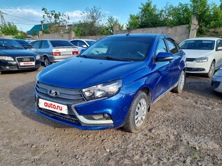 2021 Lada (ВАЗ) Vesta I, синий, 730000 рублей, вид 2